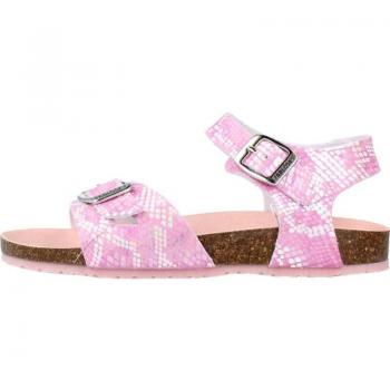 Sandalias de niña Pablosky con cierre de hebilla, piso bio y modelo 406170P en color rosa
