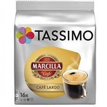Tassimo Marcilla Café Largo Cápsulas, 16 Uds