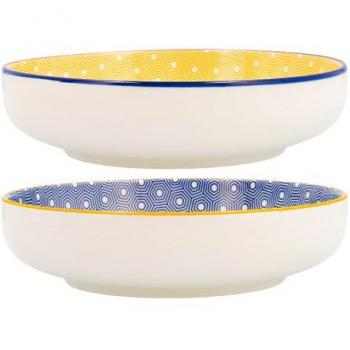 Bol de Porcelana PIPPA 20X20X5CM Multicolor