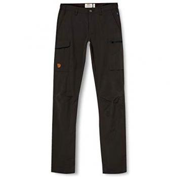 Pantalones de Senderismo Fjällräven Travellers MT para Hombre, Talla 48, Color Gris Oscuro