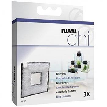 Fluval Carga de Carbon Chi II, 3 Unidades