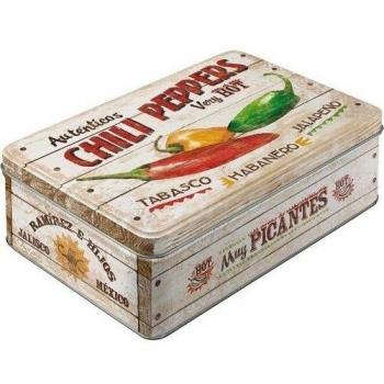 Chilli Peppers Retro Classic Storage Tin
