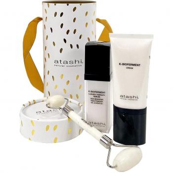 Atashi K-Bioferment Anti-Aging Serum and Revitalizing Cream Set (3 Pieces)