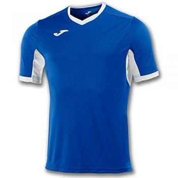 Joma Champion IV M/C Camiseta Equipamiento, Hombre, Royal/Blanco, XS