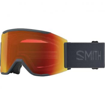 SMITH OPTICS SQUAD MAG SKI GOGGLES, ChromaPop Everyday Red Mirror Lens, Slate Frame, Model M007560NT99MP