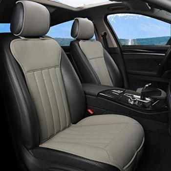 BLACK PANTHER Fundas Asientos Coche, Lujo Fundas para Asientos de Coche,Cuatro Estaciones Universal Antideslizante Protector Asiento Delanterocon Respaldo