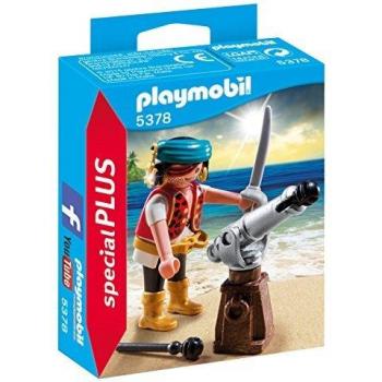 PLAYMOBIL - Special Plus Pirata con Cañón Muñecos y Figuras, Color Multicolor