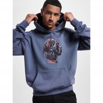 Flying High Heavy Oversize Vintage Blue Hoodie