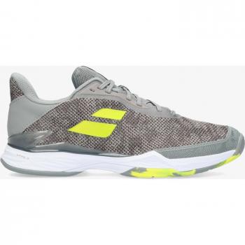 Zapatillas Babolat Jet Tere Clay Gris Oscuro Verde Neon