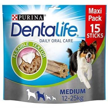 Purina DentaLife - Aperitivos de Cuidado Dental Diario para Perros pack de 5x345gr