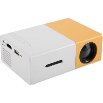 Mini Proyector LED Ultra Portátil HD 1080P con HDMI y USB - Proyector Multimedia para Cine en Casa