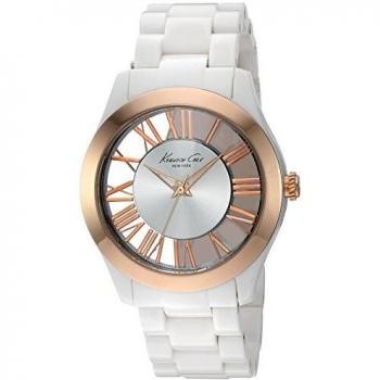 Kenneth Cole Reloj analogico para Mujer de Cuarzo con Correa en plástico IKC4860