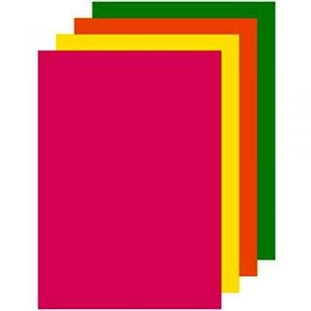 Apli 15280 Láminas de Papel de Colores Flúor