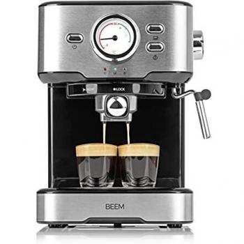 Cafetera Espresso Beem Select 1100W Acero Inoxidable 15 Bares
