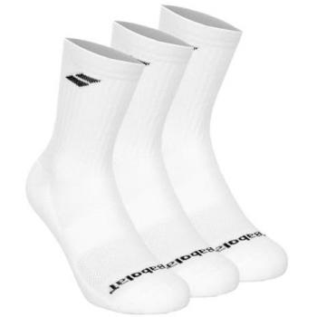 Calcetines de Tenis Babolat Blancos - Pack de 3 Pares, Talla 39-42