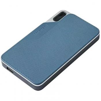 Disco Duro Externo SSD Intenso TX100 2TB USB Tipo-C Azul/Gris con Velocidad de Lectura/Escritura hasta 500 MB/s