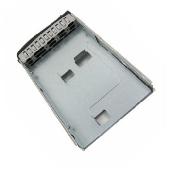 Panel de bahía para disco duro Supermicro MCP-220-93801-0B, Negro, Acero cepillado, Adaptador 3.5 a 2.5, Compatible con SuperServer 5037MC-H8