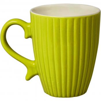 Excelsa Parisienne taza 325 ml, porcelana, verde, 8.30 x 8.30 x 10.19 cm