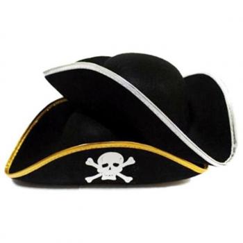 Sombrero Pirata Infantil con Calavera y Colores Surtidos