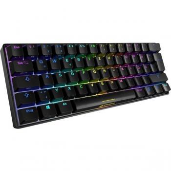 Teclado Sharkoon SKILLER SGK50 S4 Gaming con interruptores marrón