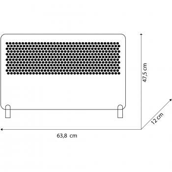 Olimpia Splendid 99552 Caleo T Convector 2000 W Turbo, 70 m³