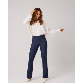 Legging vaquero acampanado de mujer super elástico