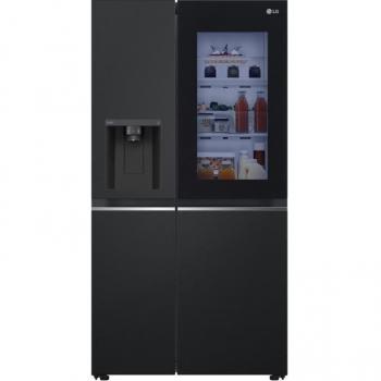 Frigorífico Americano LG GSGV81EPLL Side by Side InstaView 635L No Frost Wi-Fi Dispenser Agua y Hielo Negro Opaco Clase E