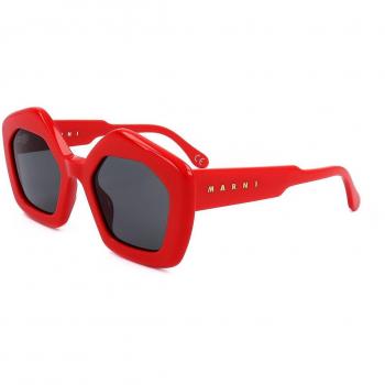 Marni Laughing Waters Salty LUU Red Men's Sunglasses 51mm Acetate Geometric Design