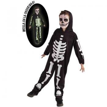Disfraz de Esqueleto con Brillo en la Oscuridad para Niño - Rubie's Glow in the Dark Skeleton Costume