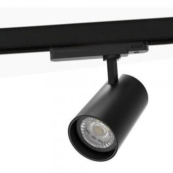 Proyector LED de Carril Trifásico 36W CCT Triac Regulable - Negro