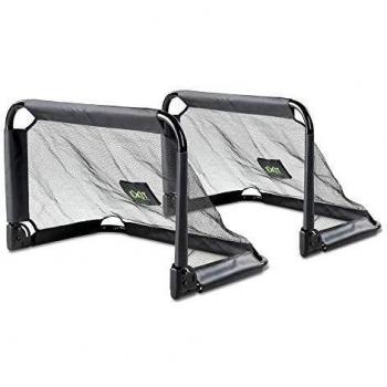 Porterías de fútbol Pico de acero (Set de 2) - 90 x 60 cm, plegables y ligeras