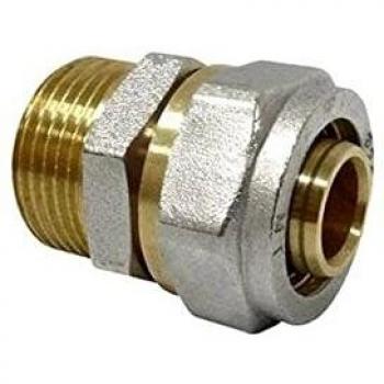Enlace Recto Rosca Macho Multicapa Dn25x1