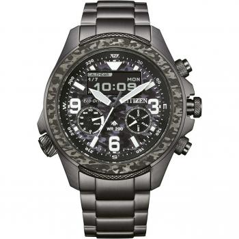 Citizen Promaster Eco-Drive Solar AnaDigi Men's Watch JV1008-63E Black 200M Limited Edition