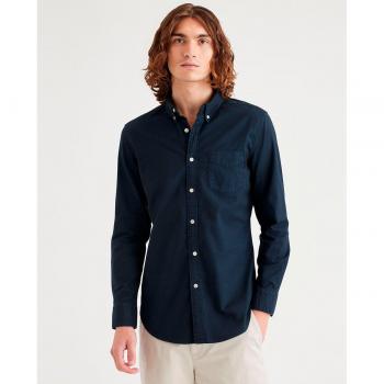 Dockers Camisa Manga Larga Oxford Azul
