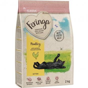 Feringa Kitten Classic con ave - Pack de 3 bolsas de 2 kg en oferta: ¡Llévate 2 y te regalamos 1!