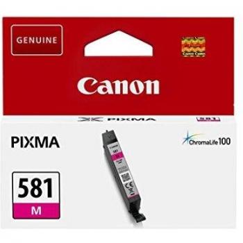 Canon CLI-581 M Cartucho de tinta original Magenta para impresora de inyeccion de tinta PIXMA TR7550-8550-TS705-6150/51-6250/51-6350/51-8150/51/52-8250/51/52-TS8350/51/52-TS9150/55-TS9550-TS9551C