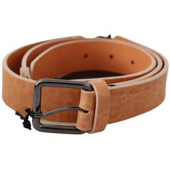 Costume National Light Brown Genuine Leather Belt - 100 cm / 40 Inches