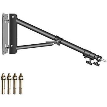 Neewer Triangle Wall Mounting Boom Arm for Photography Studio Video Strobe Lights Monolights Softboxes Umbrellas Reflectors,180 Degree Flexible Rotation,Max Length 70.8 inches/180 centimeters
