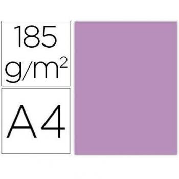 Cartulina A4 Malva de 185g, Paquete de 50 Hojas - Canson Guarro Iris