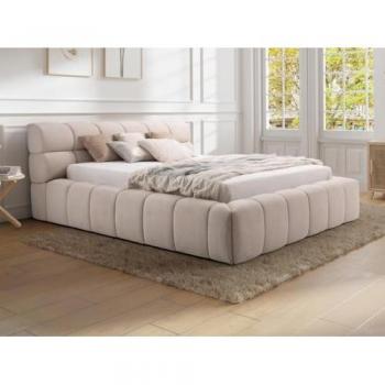 Canapé abatible 200 x 200 cm - Tela Beige - FORVIK de Pascal Morabito