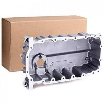 Cárter de aceite de aluminio RIDEX 592O0074 para VW, AUDI, SKODA - compatible con Polo, Golf VI, Golf V y Tiguan