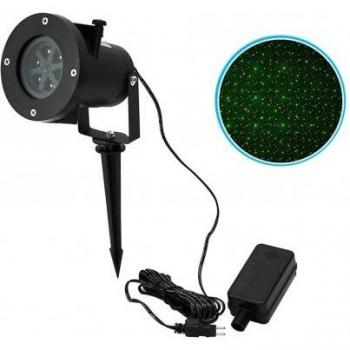 Proyector LED Láser para Exteriores Resistente al Agua con Puntos Rojos y Verdes
