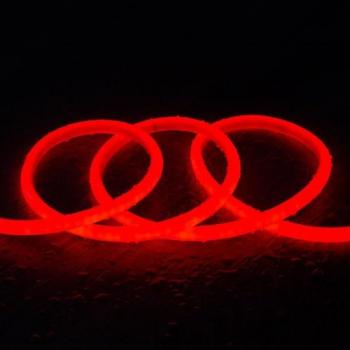 Tira LED Neón Regulable 220V Circular SFLEX14 IP65 Corte a Medida Rojo 15 m