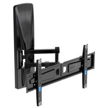 Soporte de TV Meliconi Extra XDR200400 CG 32''-65'', VESA 200-400, Carga máxima 30 kg, Inclinable y orientable, Compatible con cartón yeso, Color negro