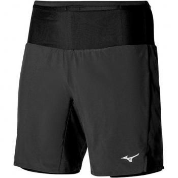 Mizuno Multi Pocket 2in1 7.5 Pantalones Cortos Hombres - Negro