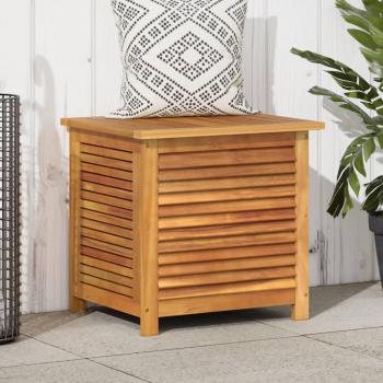 Acacia Wood Garden Storage Box with Ventilation 23.6x19.7x22