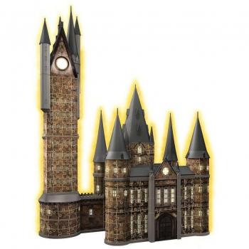 Puzzle 3D Ravensburger Harry Potter Castillo de Hogwarts - Torre de Astronomía - Edición Nocturna (540 Piezas)