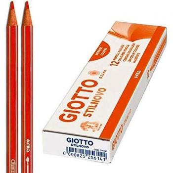 Lápiz De Color Giotto Stilnovo Rojo Caja 12 Uds.