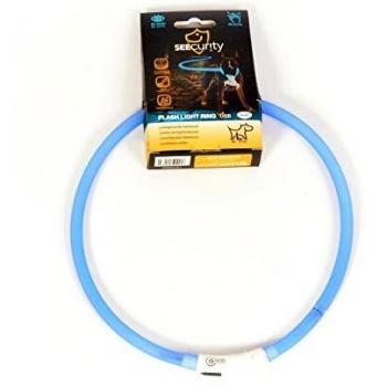 DUVO 7570005 Collar Led Silicona, Azul, 70 cm