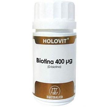 Biotina Holovit 400 ug, Paquete de 50 Cápsulas